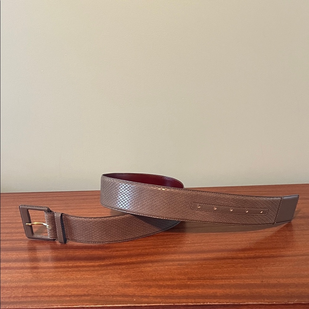 Christian Dior Aniline Cowhide Belt Size L